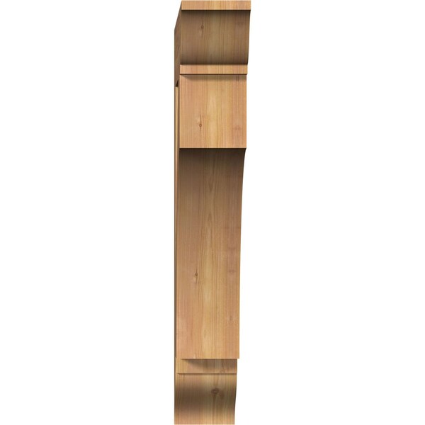 Westlake Traditional Smooth Bracket, Western Red Cedar, 5 1/2W X 28D X 36H